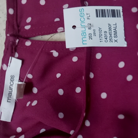 Maurices polka dot blouse xs - Picture 2 of 2